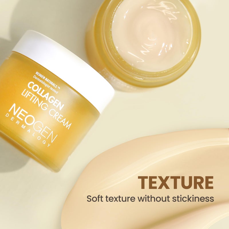 DERMALOGY by NEOGENLAB Collagen Moisturizing Cream - Facial Moisturizer for Plump and Firming Skin (Collagen Lifting Cream 2.36 Fl Oz / 70 ml) - Image 5